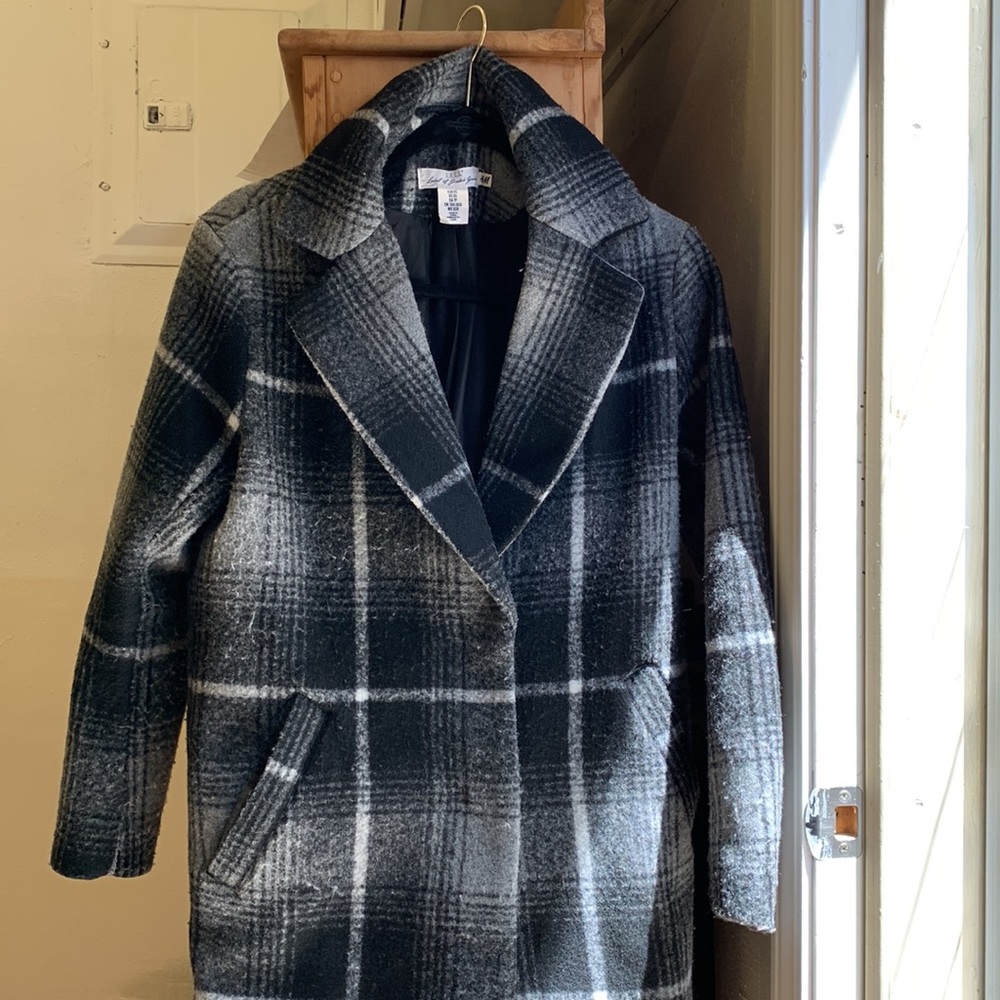 Wool trench coat